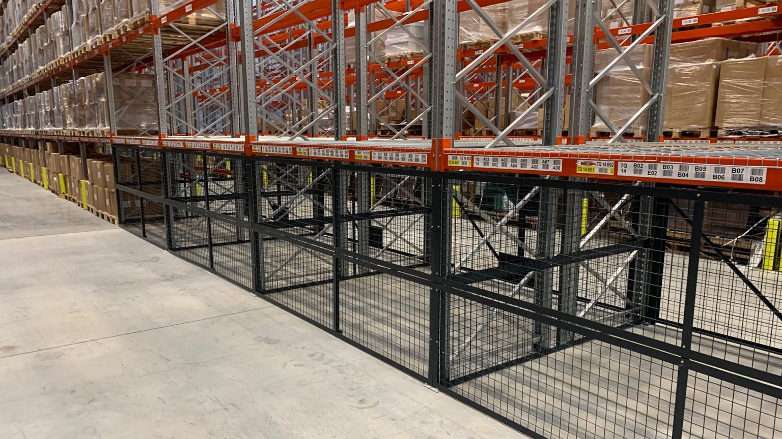 Pallet Racking Cages Billington Safety Systems